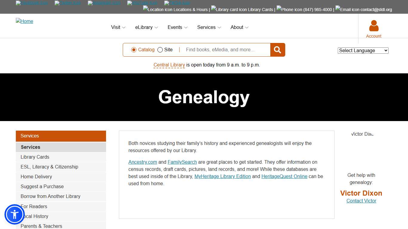 Genealogy | Schaumburg Library